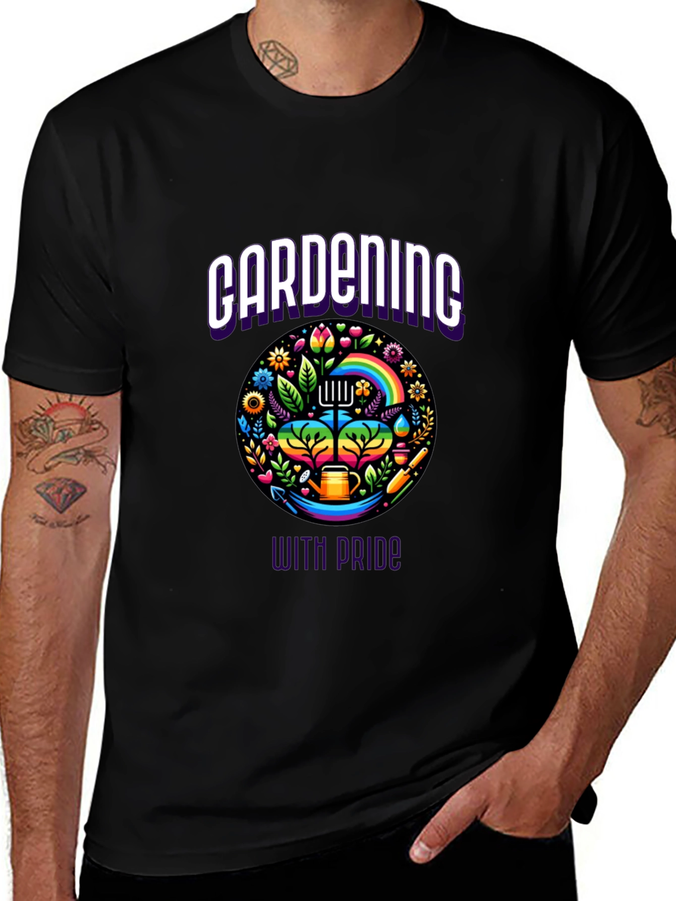 Gardening With Pride Graphic Tee