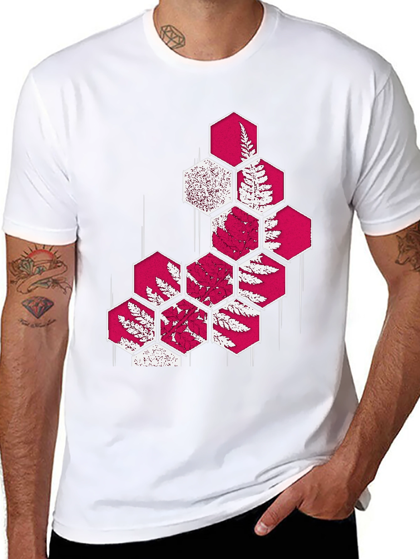 Hexagon Fern Graphic Tee