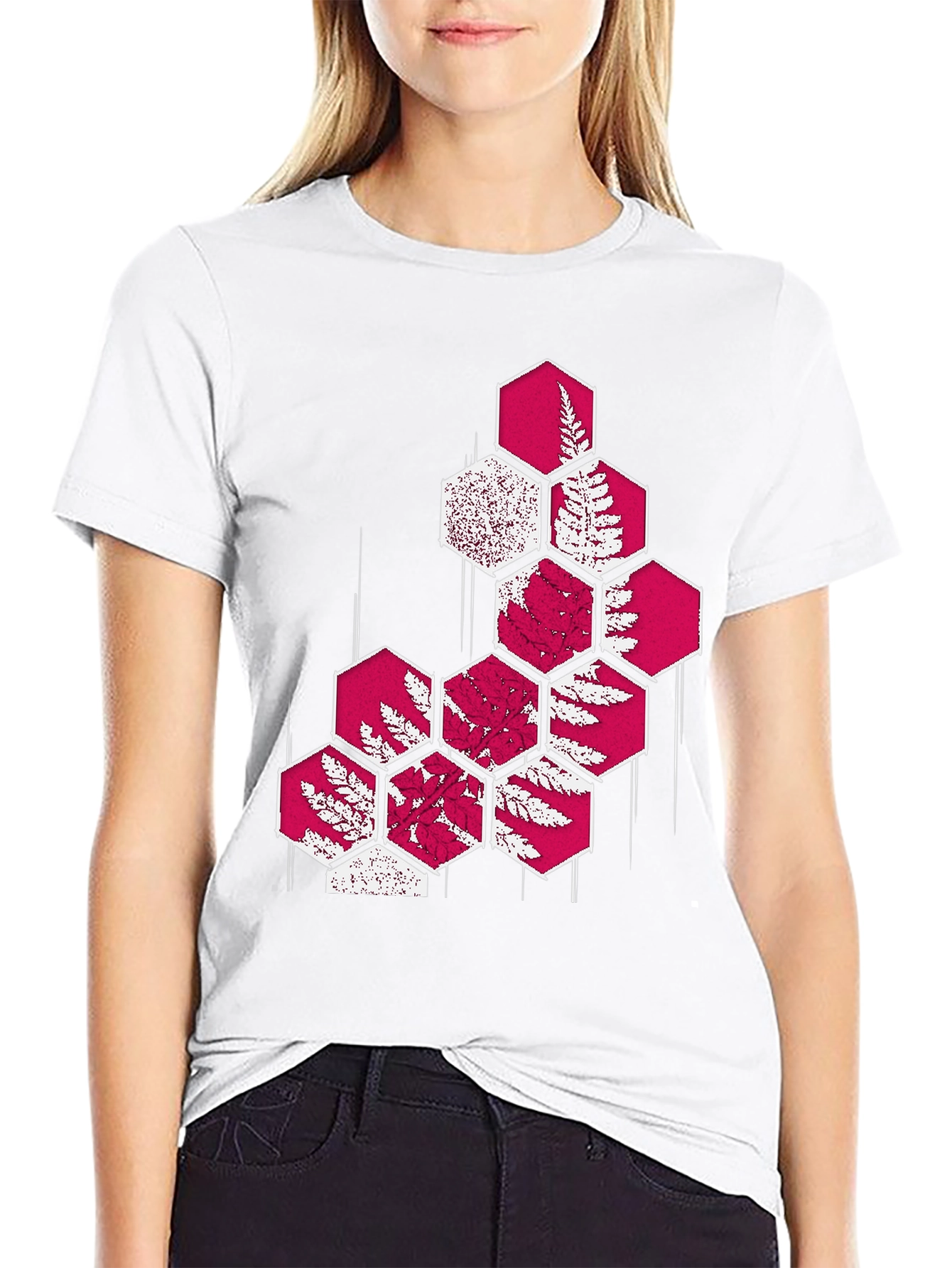 Hexagon Fern Graphic Tee