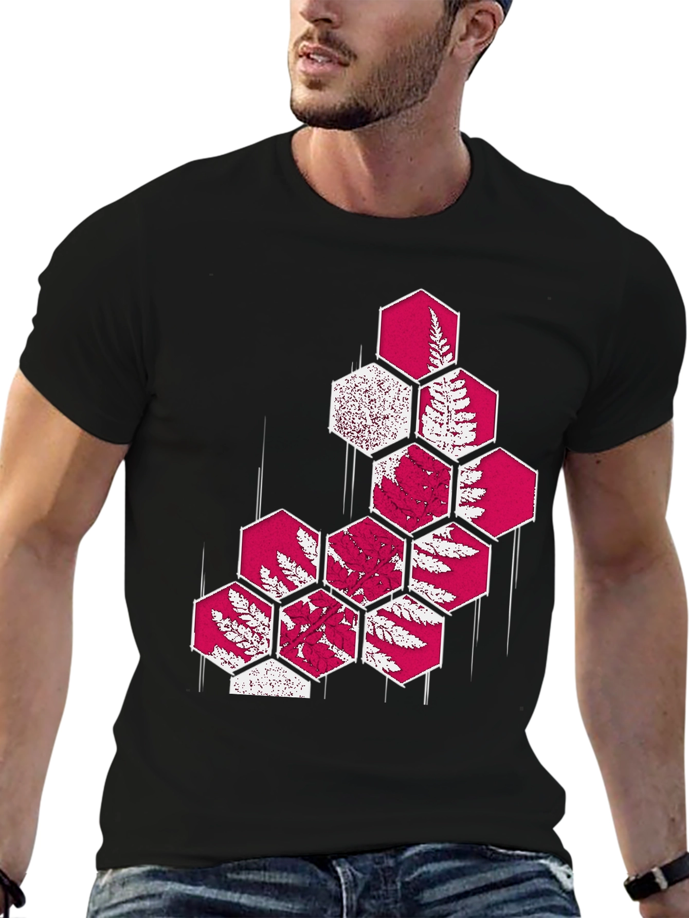 Hexagon Fern Graphic Tee