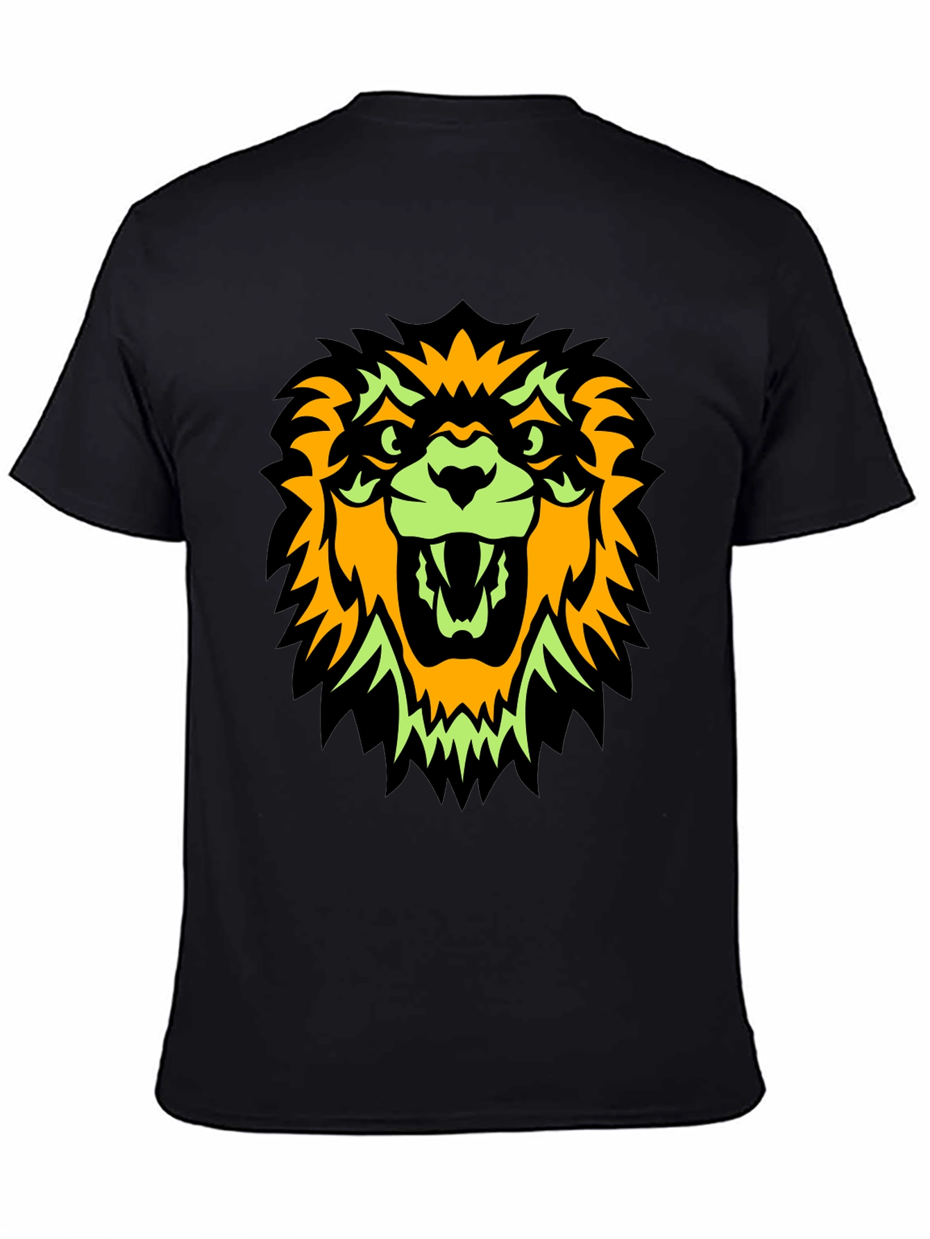 Lion Graphic Tee - Bold Black T-Shirt