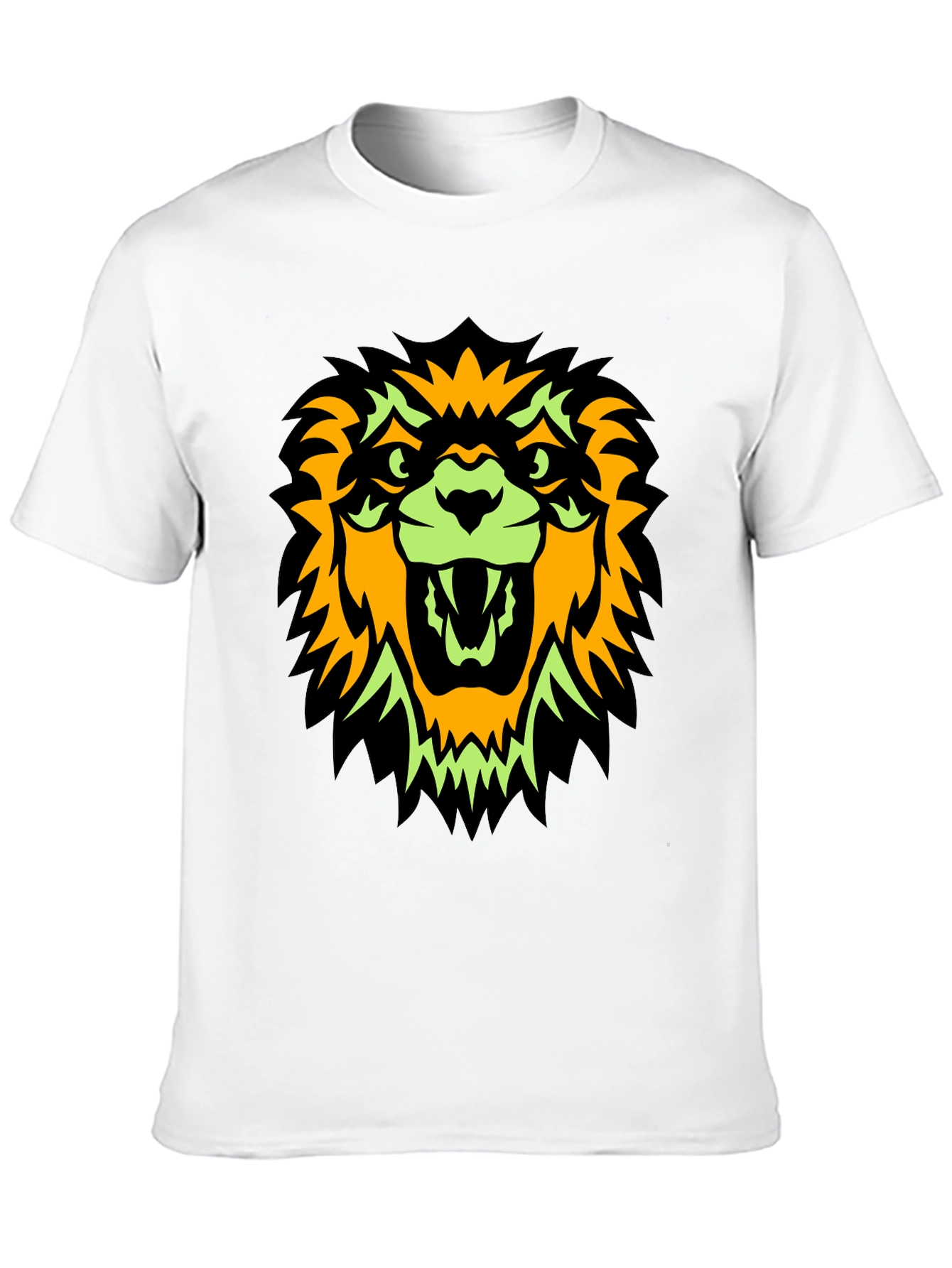 Lion Graphic Tee - Bold Black T-Shirt