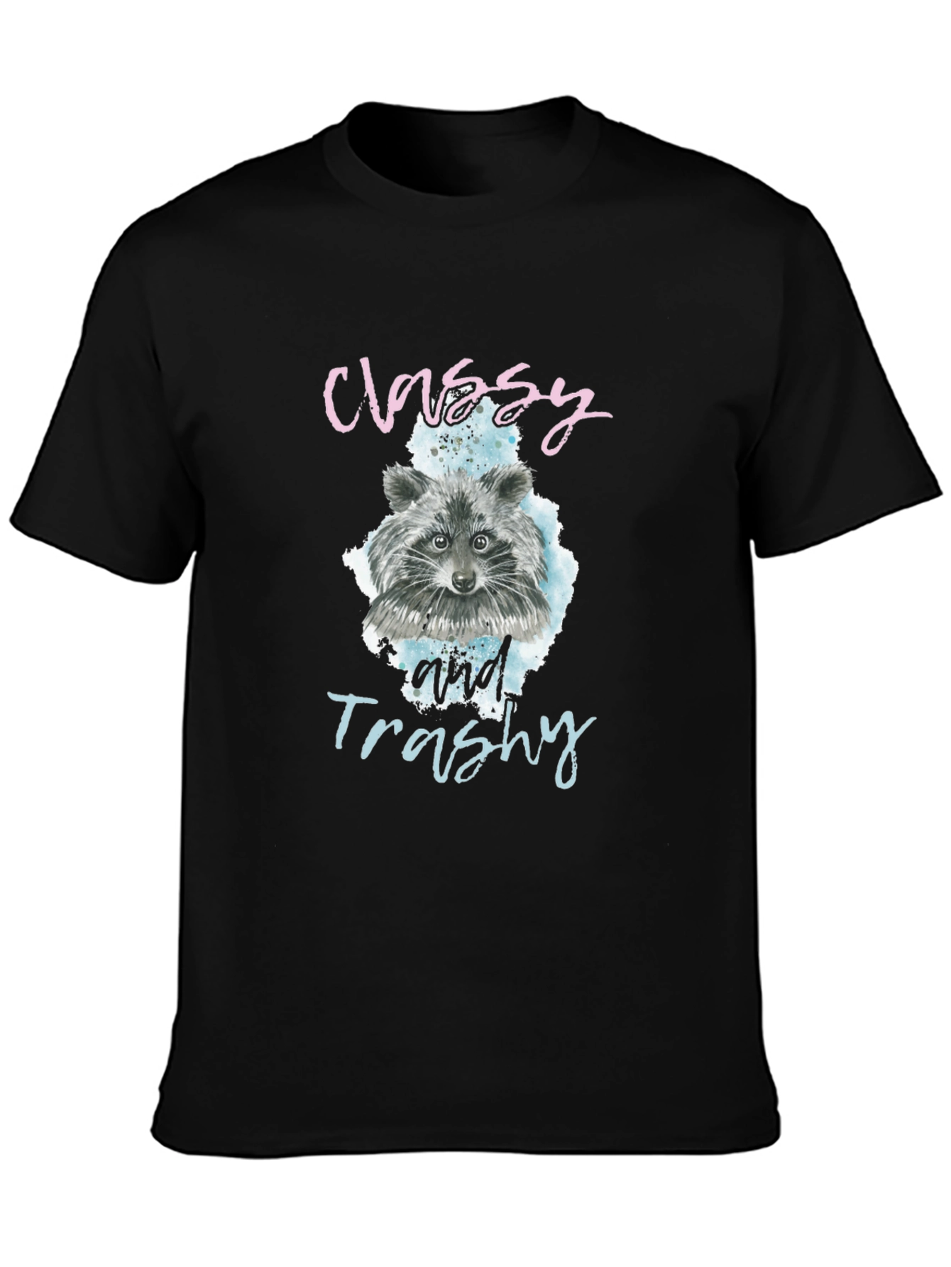 Classy and Trashy Raccoon Graphic Tee