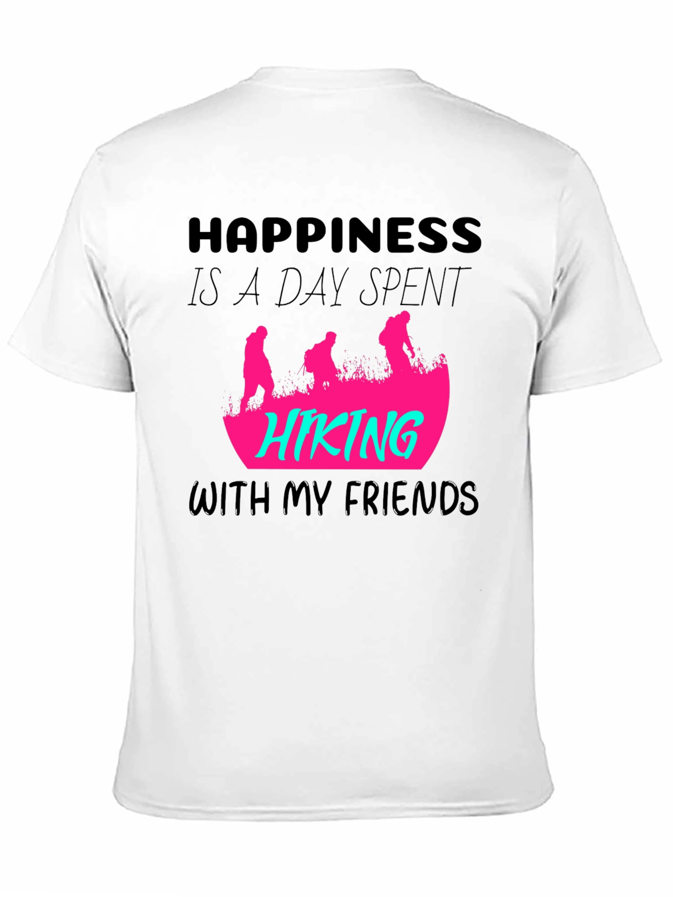 Happiness Hiking Friends Graphic Tee