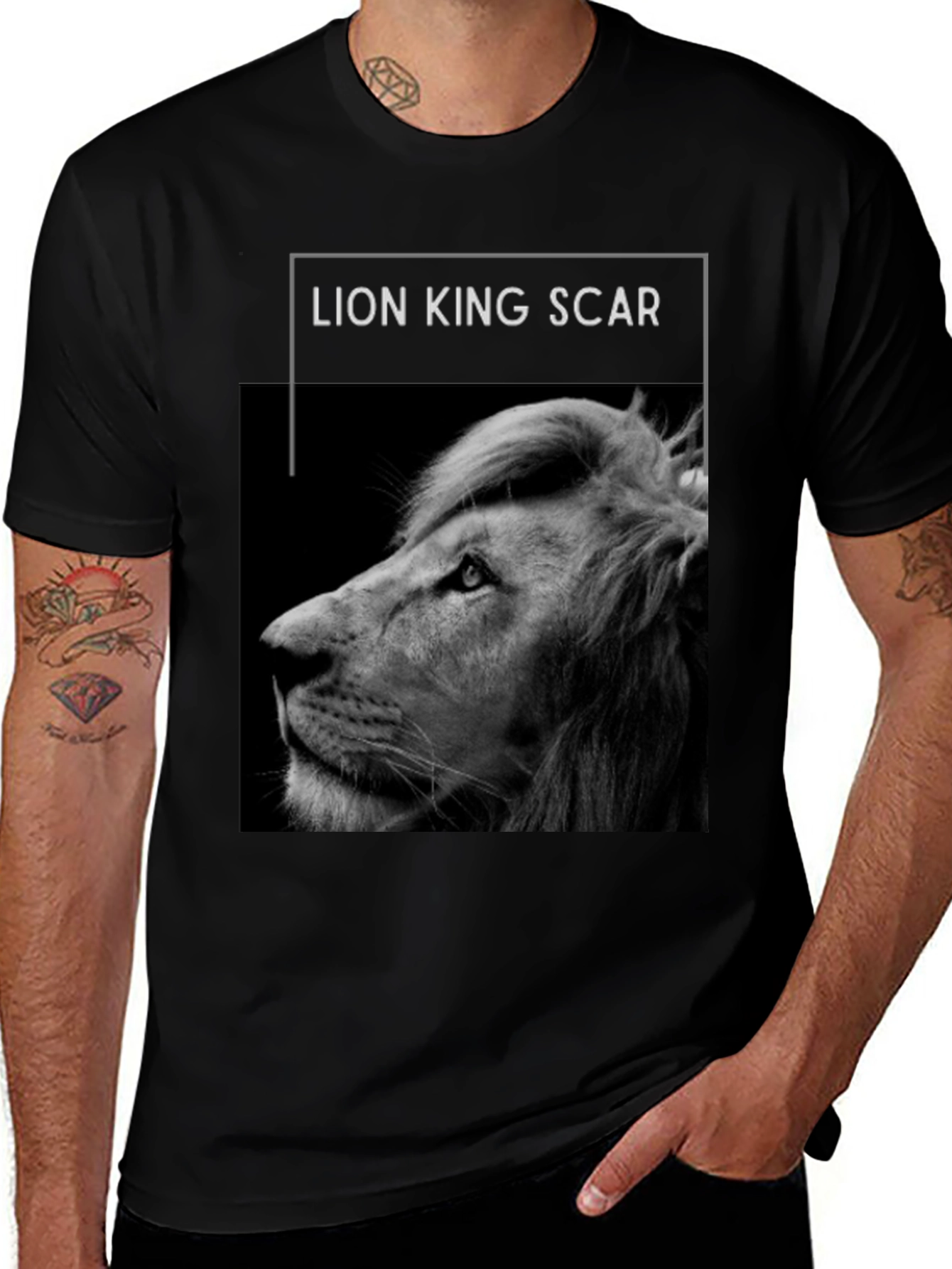 Lion King Scar Black T-Shirt