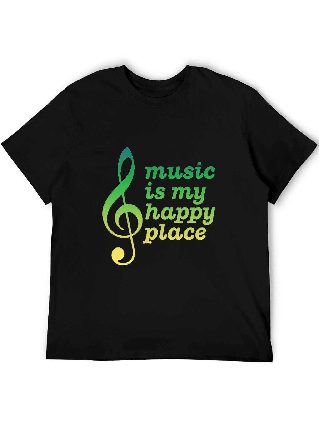 Music Is My Happy Place Tee