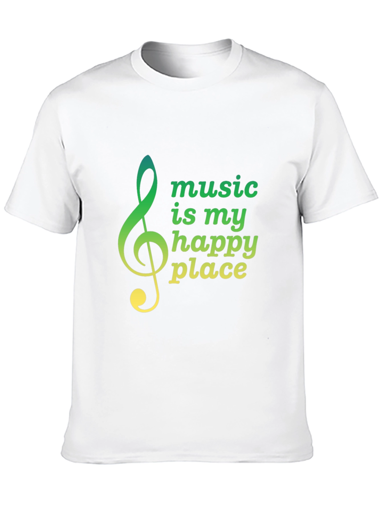 Music Is My Happy Place Tee