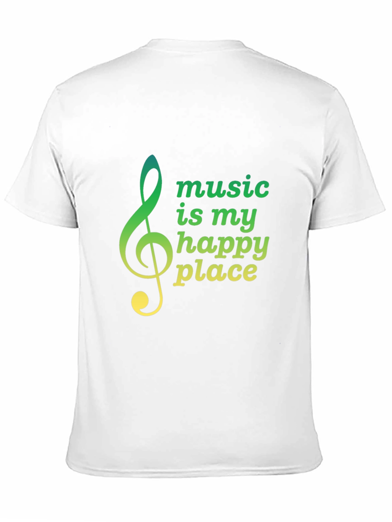Music Is My Happy Place Tee