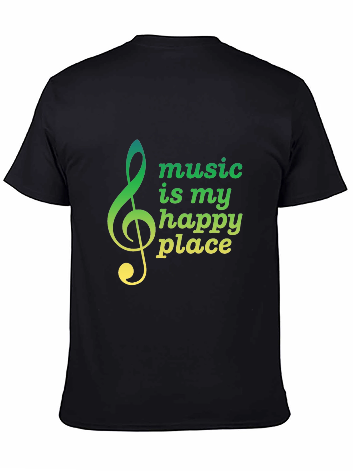 Music Is My Happy Place Tee