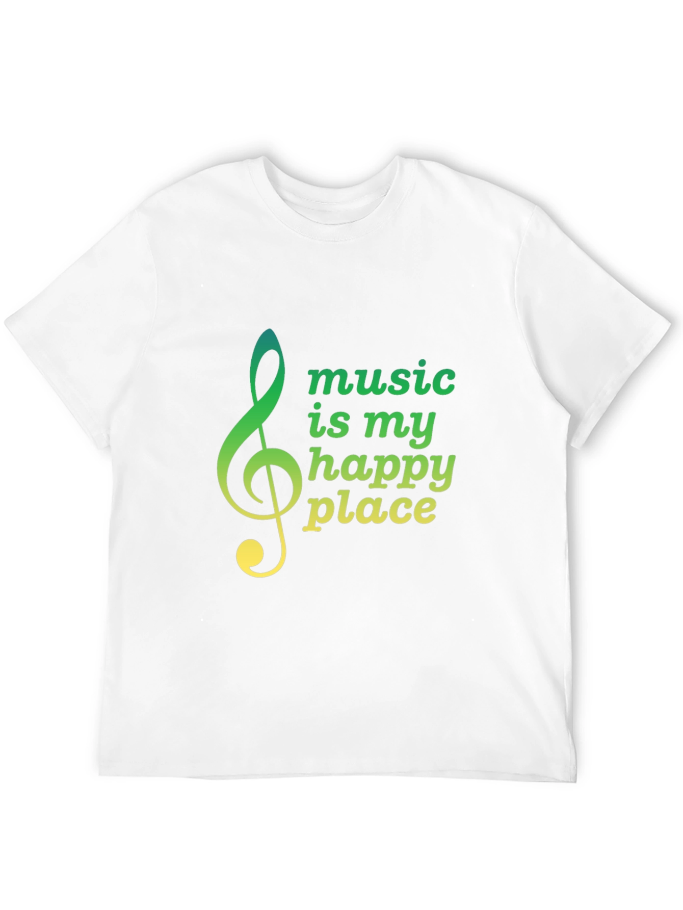 Music Is My Happy Place Tee