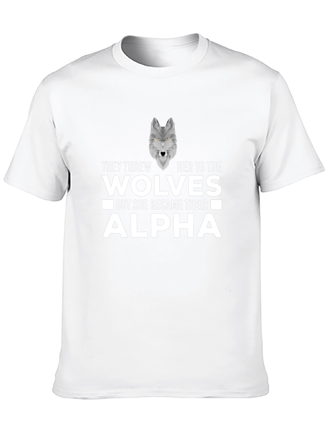 Wolf Alpha Graphic Tee - Statement T-Shirt