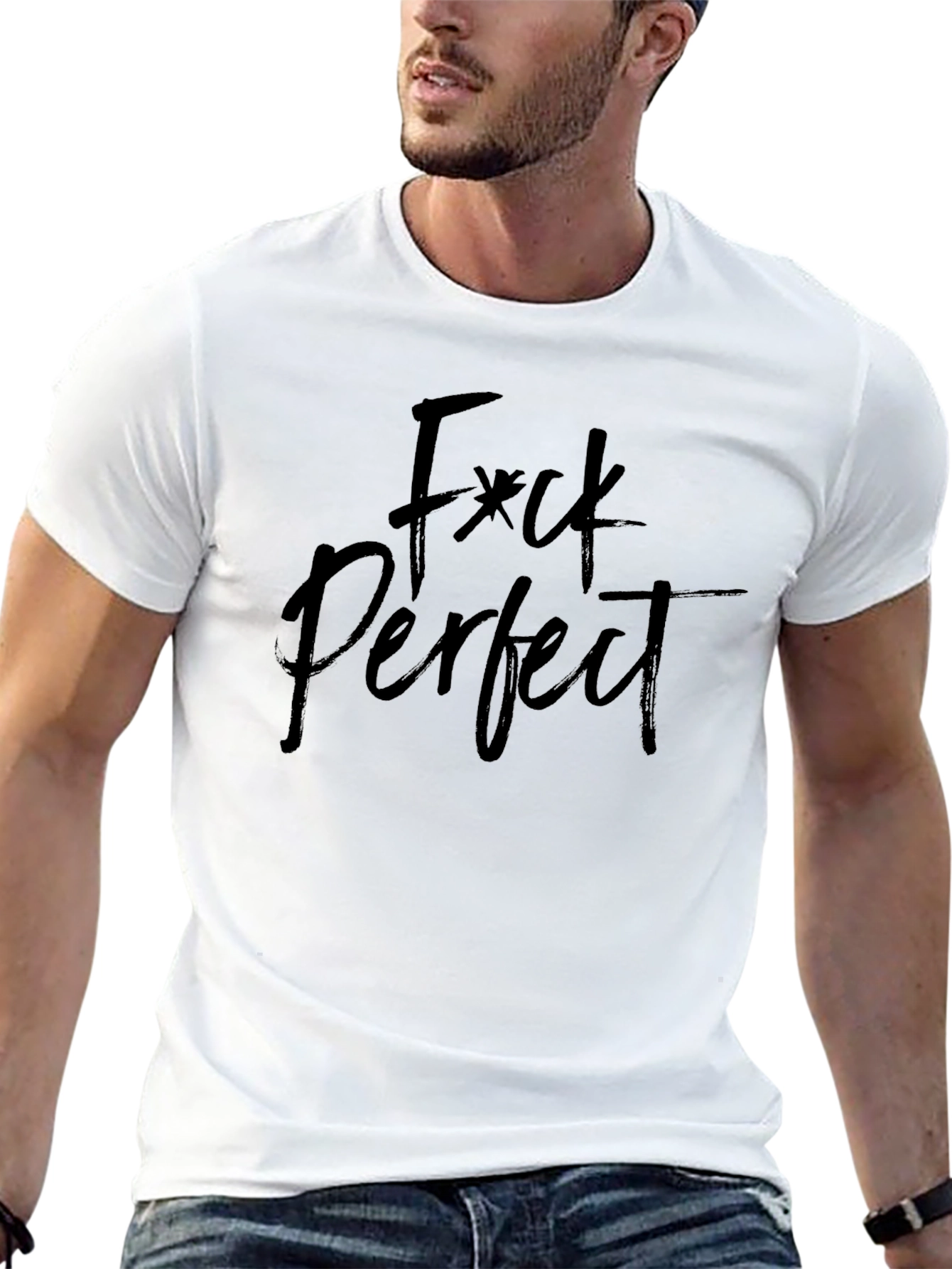 F*ck Perfect Black Graphic Tee