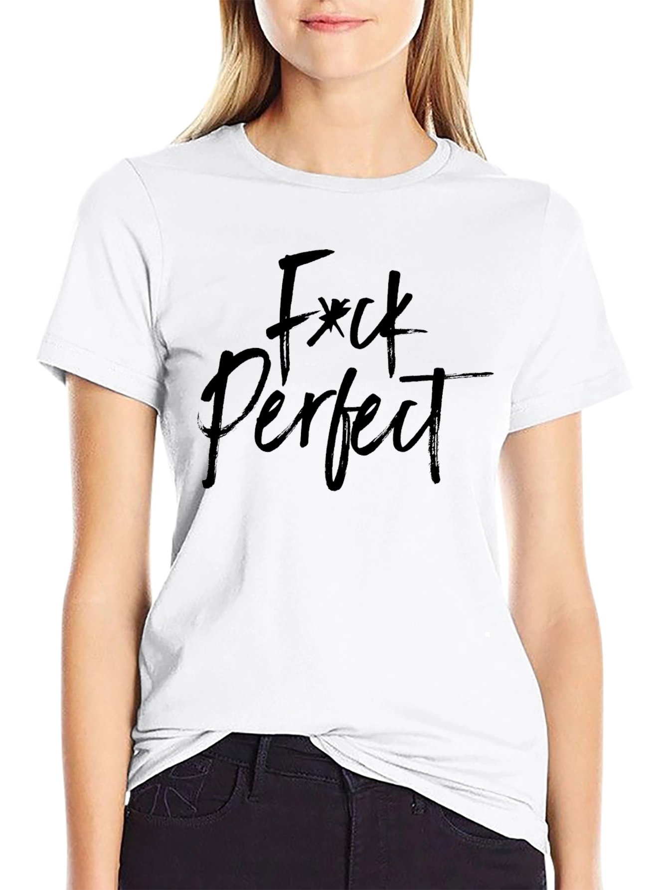 F*ck Perfect Black Graphic Tee