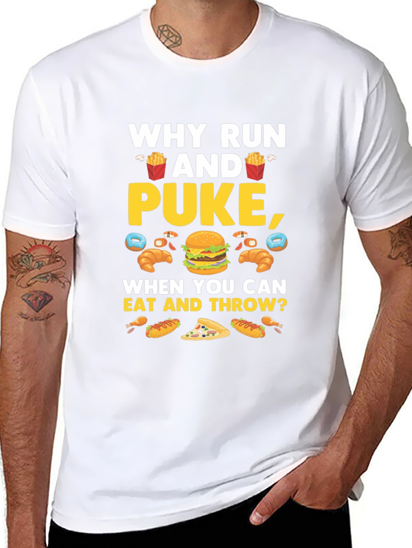 Eat and Throw Funny T-Shirt