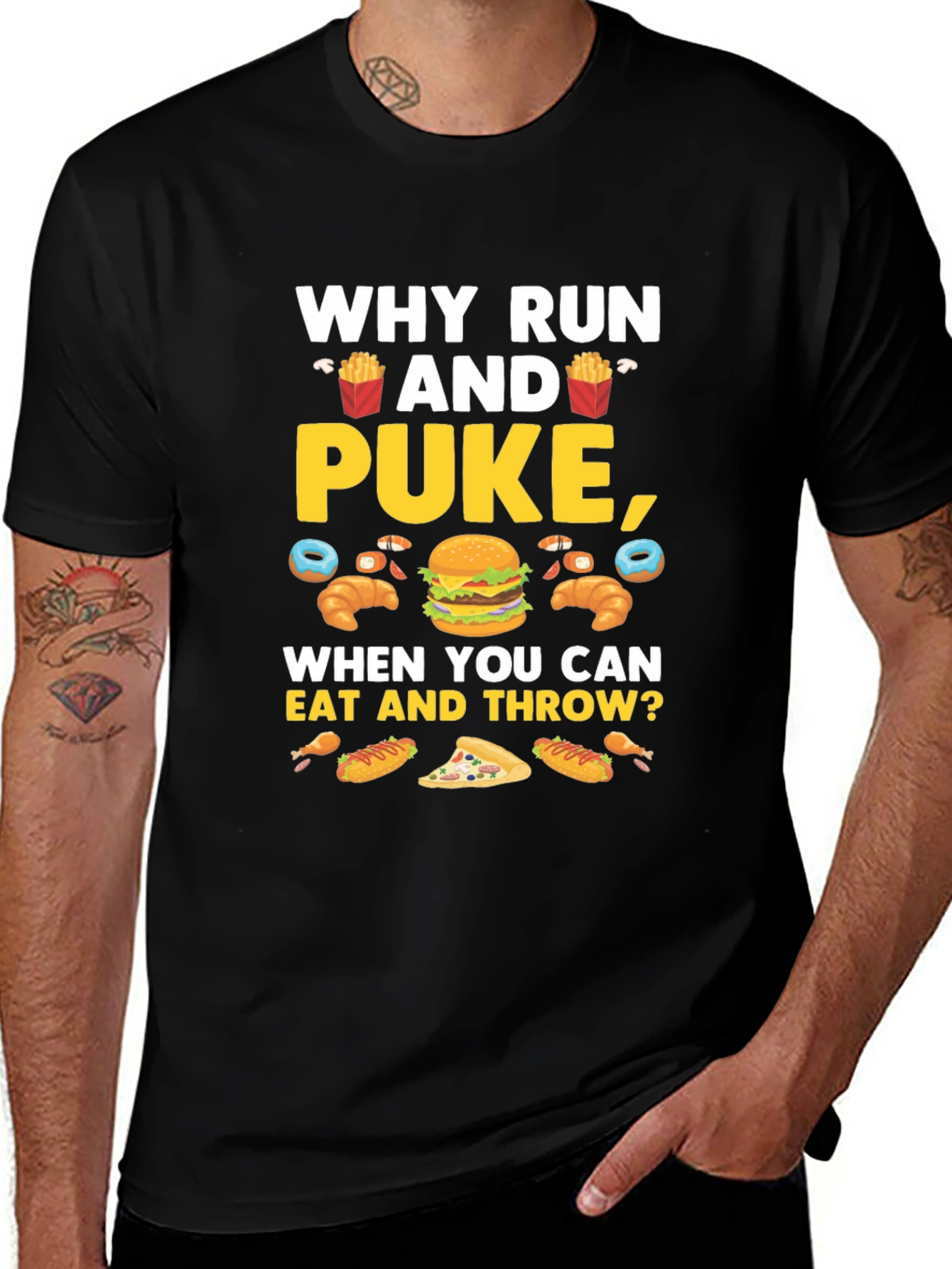 Eat and Throw Funny T-Shirt