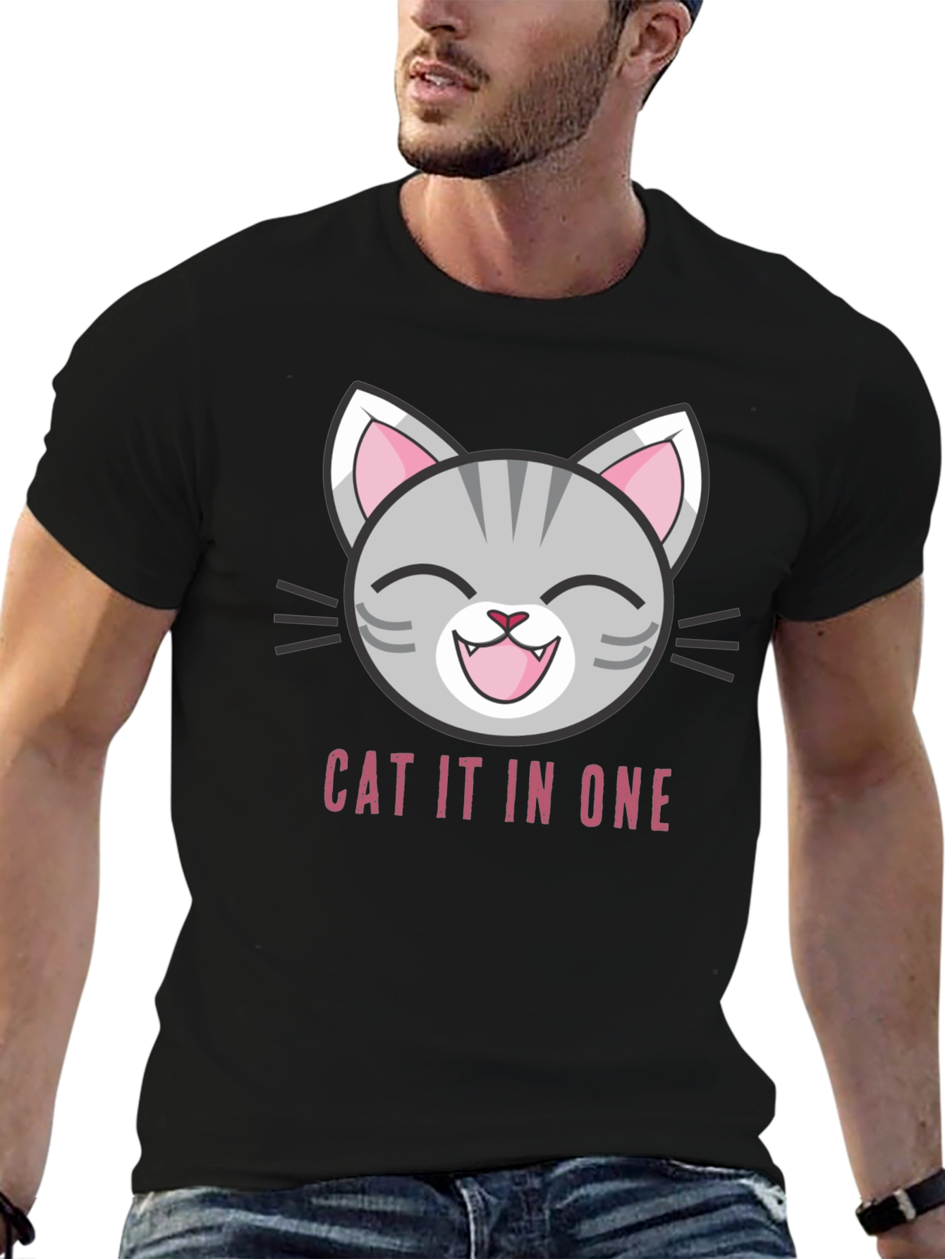 Funny Cat It In One T-Shirt