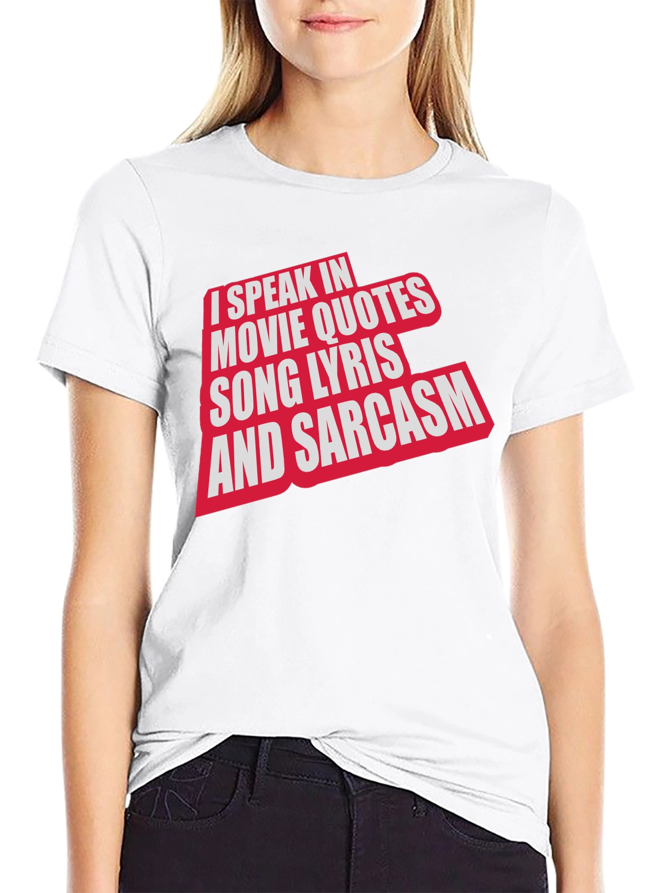 Movie Quotes & Sarcasm Black T-Shirt