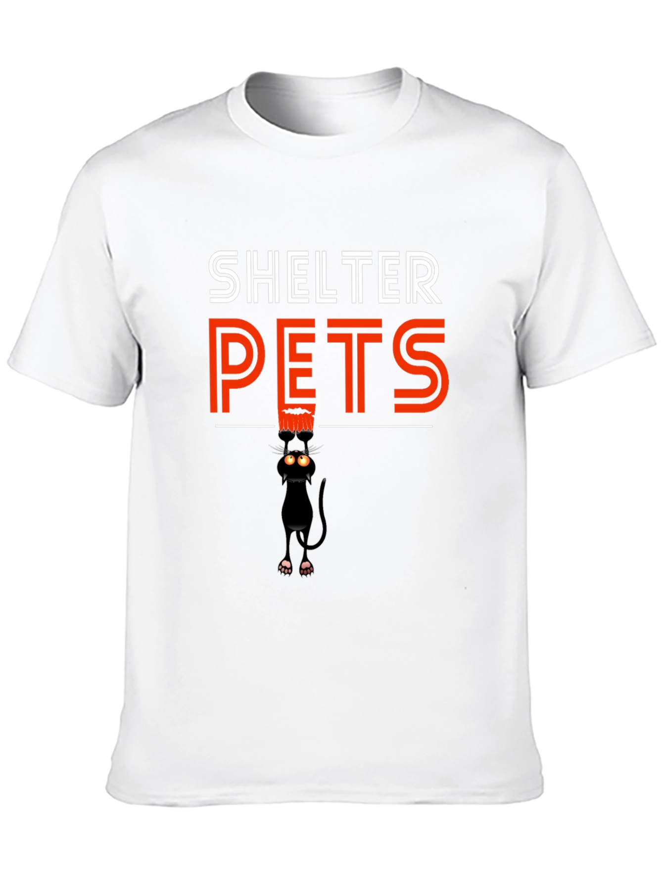 Shelter Pets Black Cat Graphic Tee