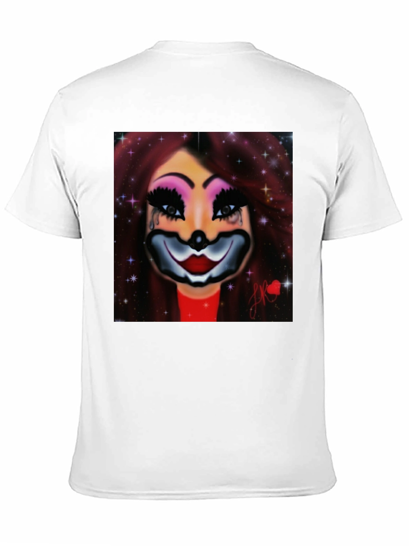Clown Woman Graphic Tee - Stylish Comfort