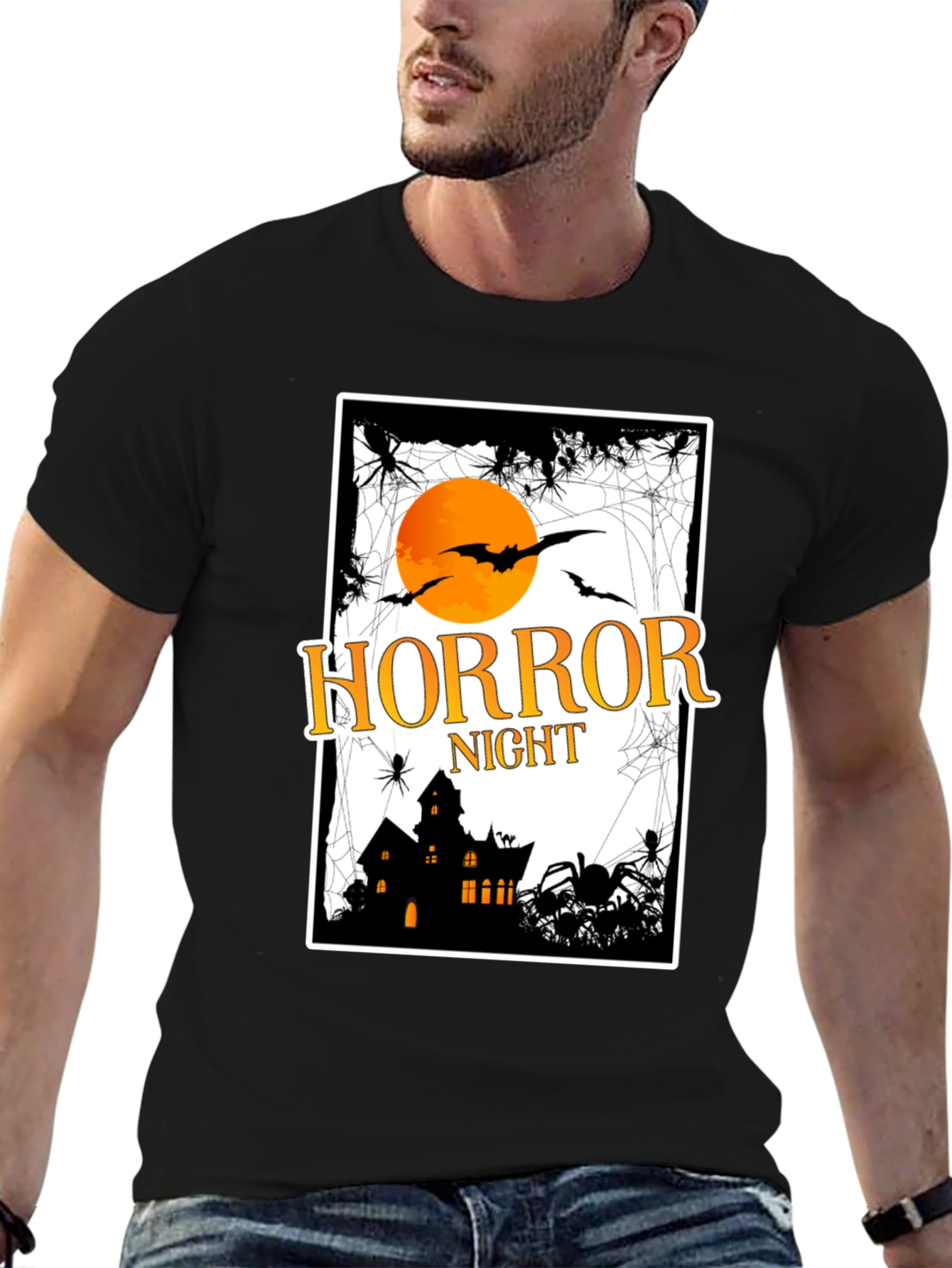 Horror Night Halloween Graphic Tee