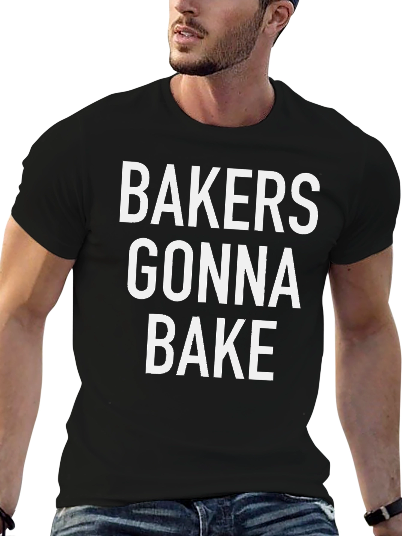 Baker Gonna Bake Graphic Tee - Black