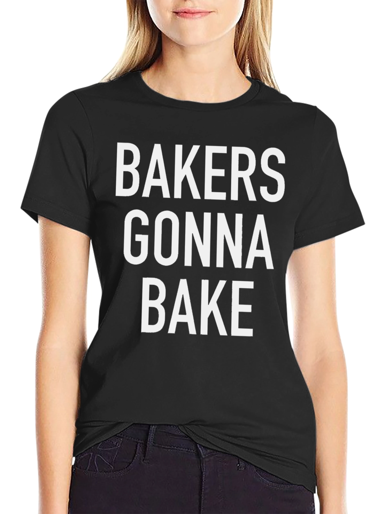 Baker Gonna Bake Graphic Tee - Black