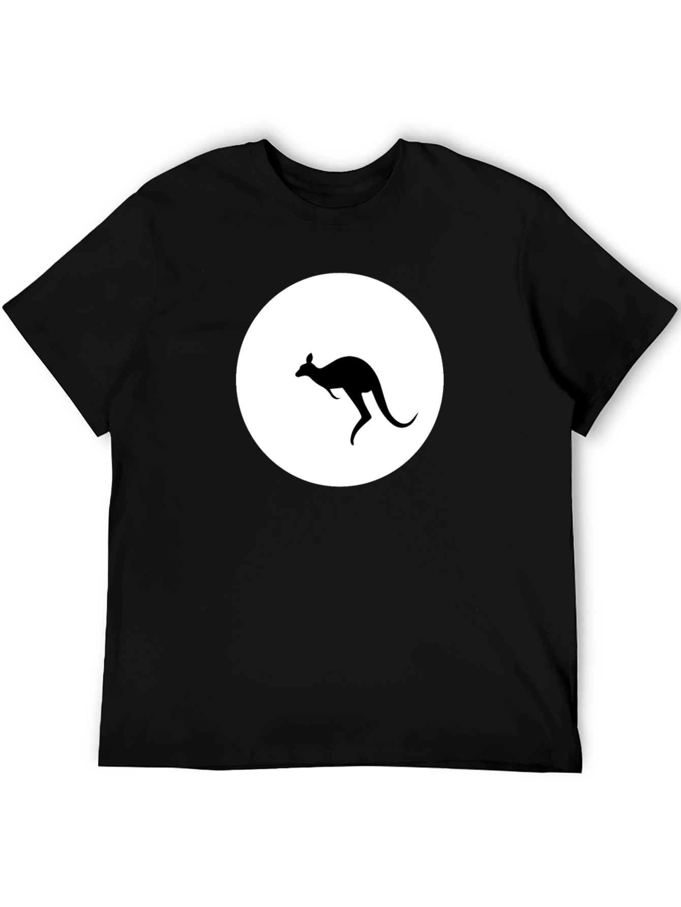 Kangaroo Silhouette Graphic T-Shirt