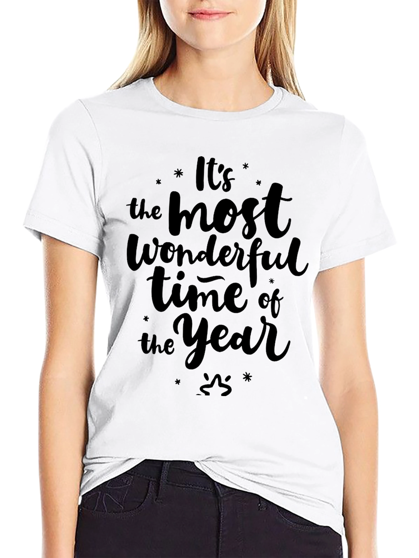 Wonderful Time of Year Black Graphic Tee