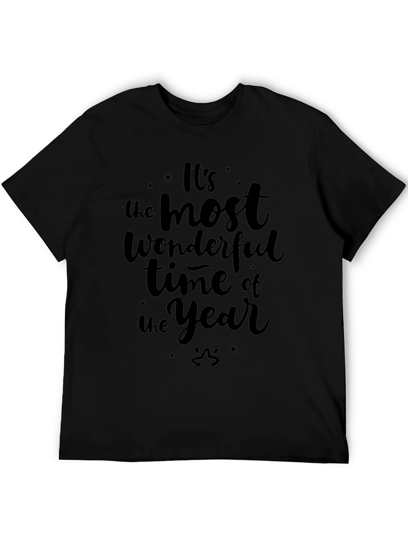 Wonderful Time of Year Black Graphic Tee