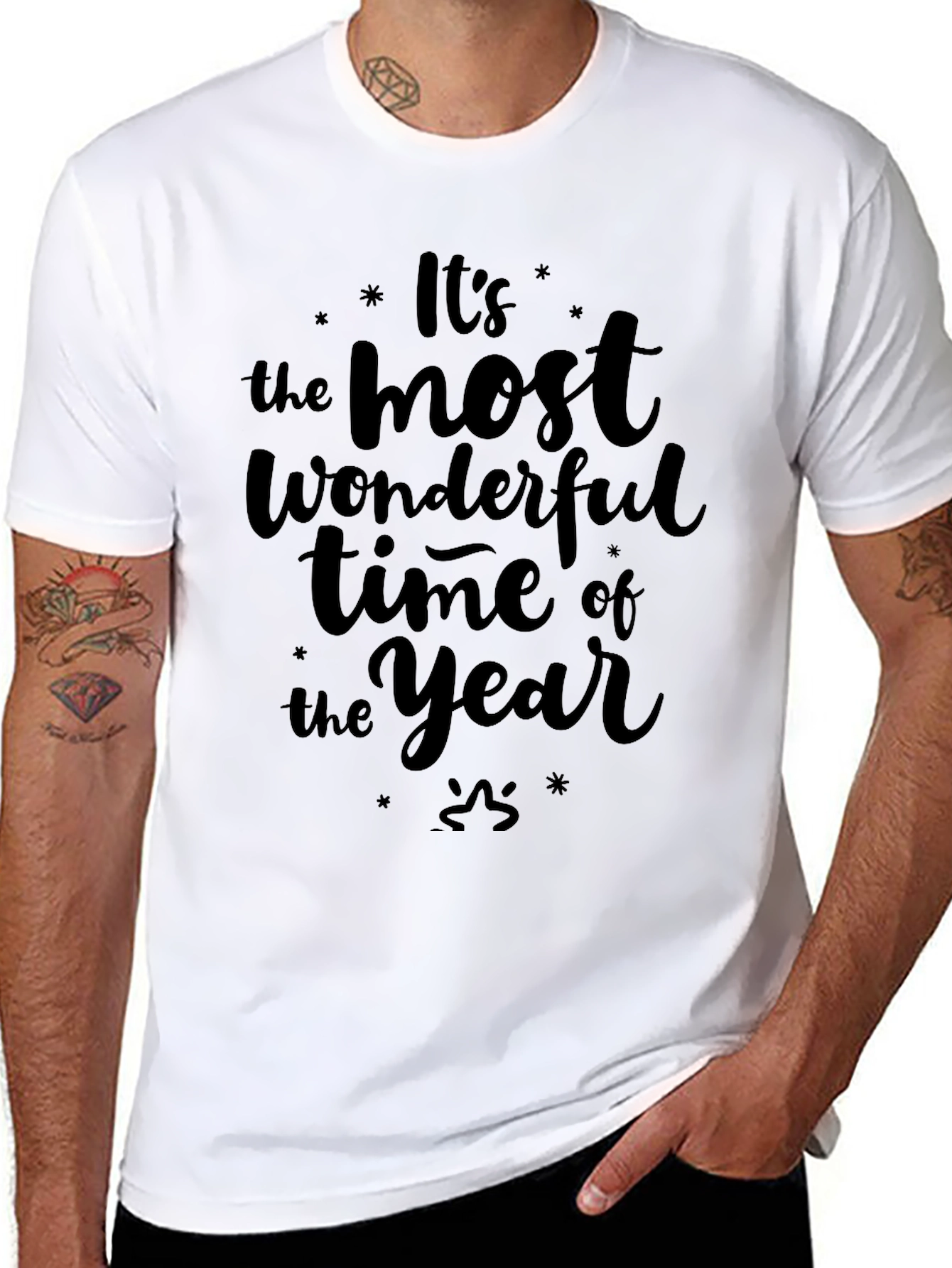 Wonderful Time of Year Black Graphic Tee