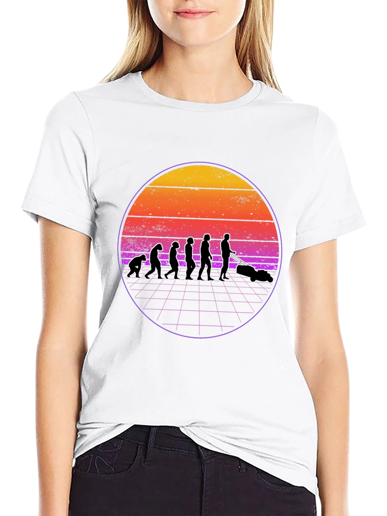 Retro Evolution Lawn Mower T-Shirt