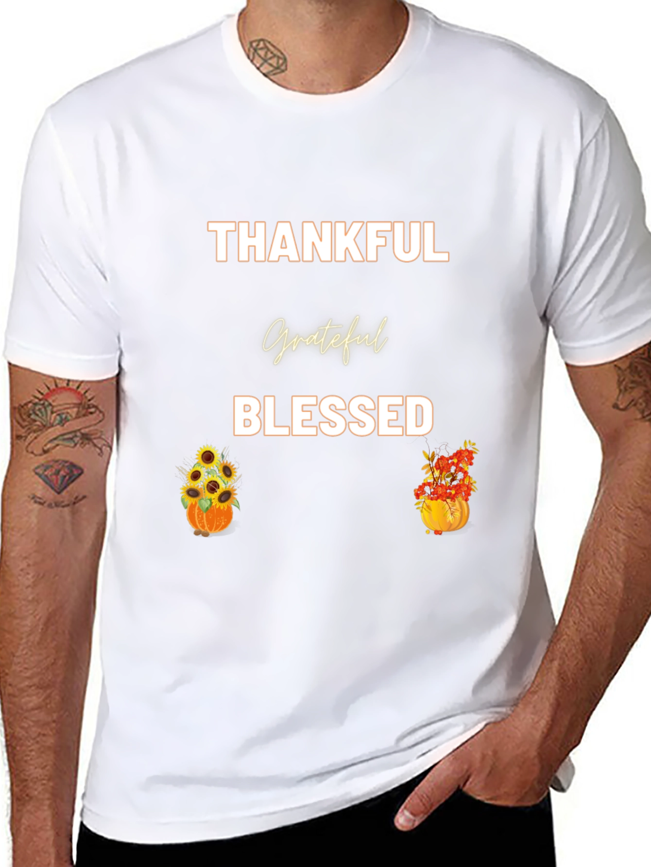 Thankful Grateful Blessed T-Shirt