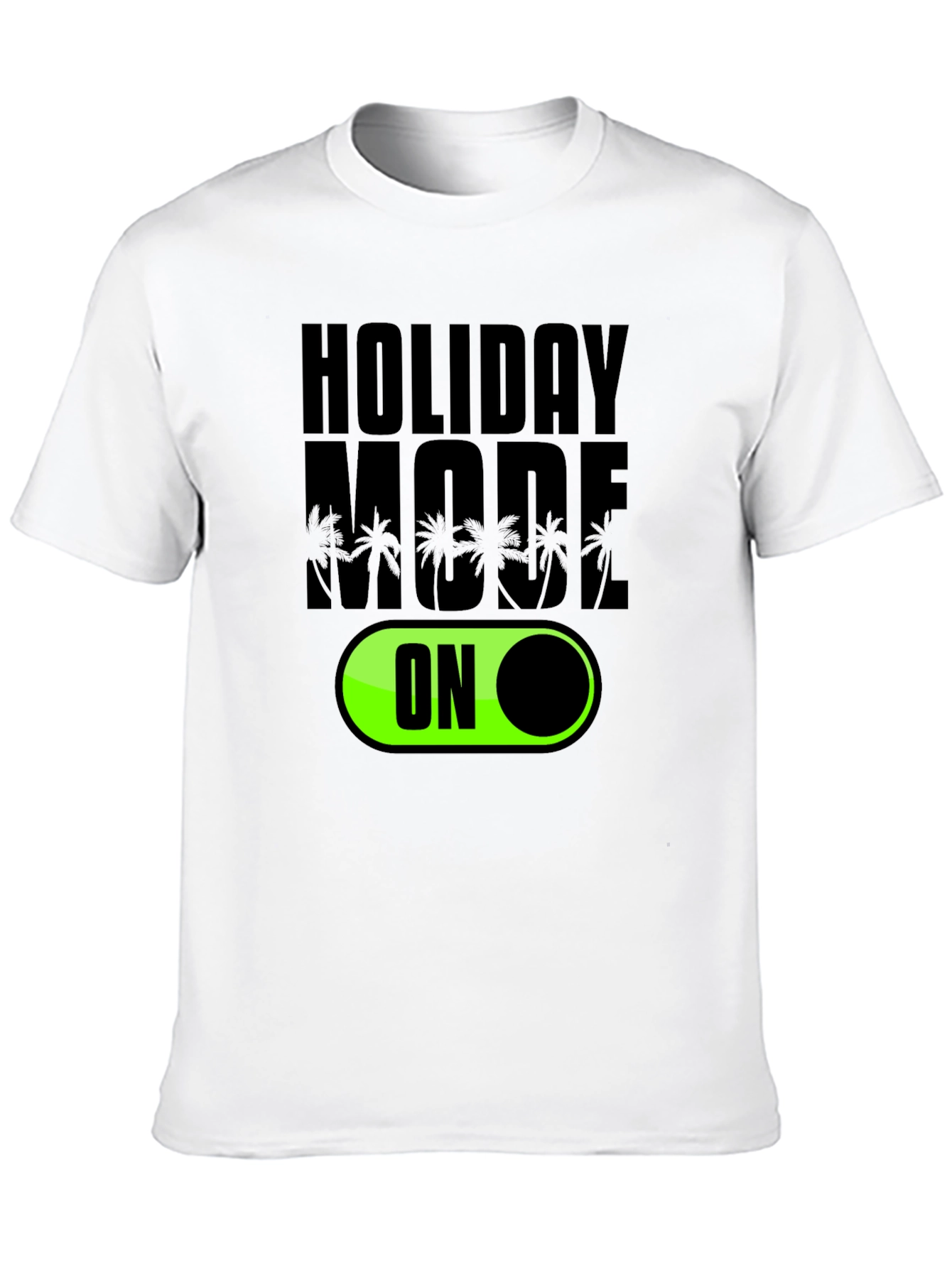 Holiday Mode ON Black Graphic Tee
