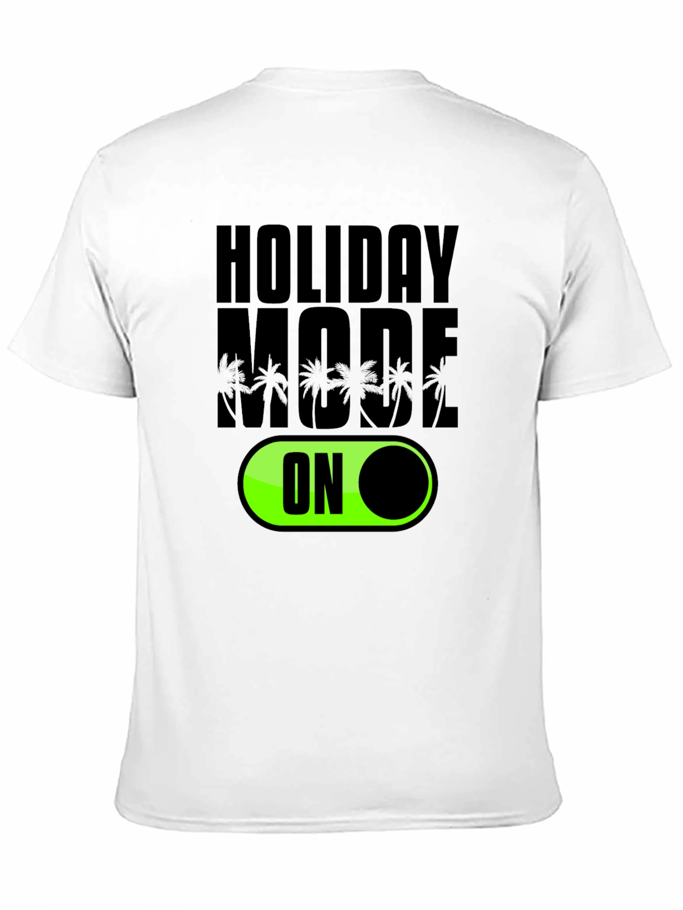Holiday Mode ON Black Graphic Tee