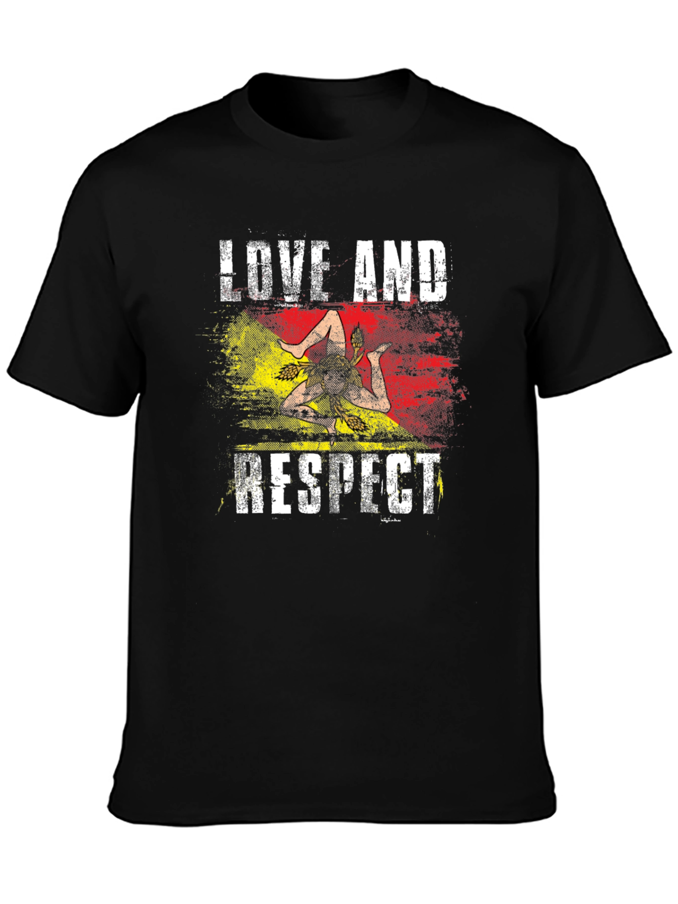Love and Respect Sicily T-Shirt Italian Pride