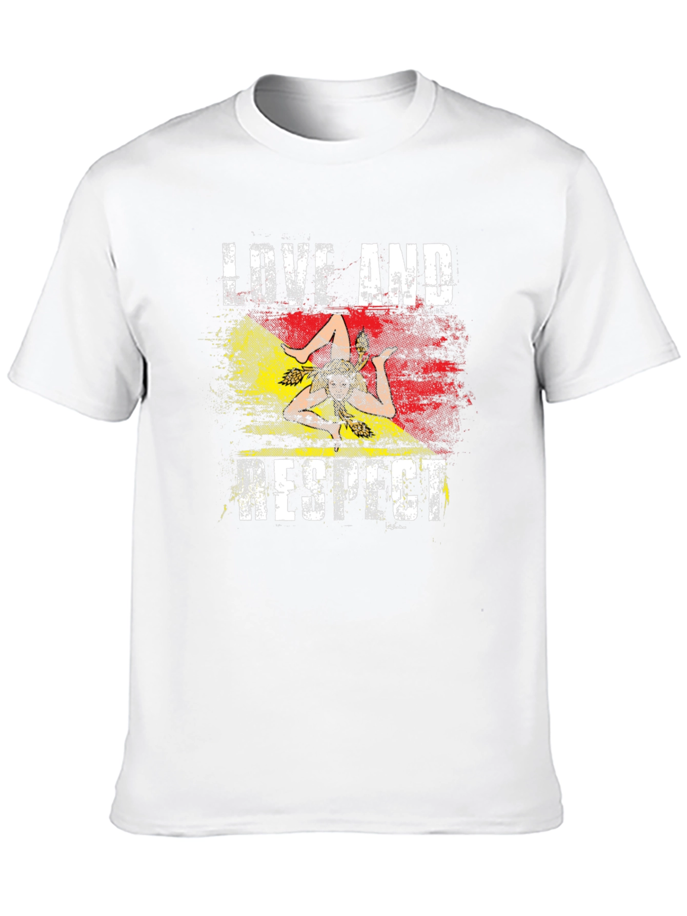Love and Respect Sicily T-Shirt Italian Pride
