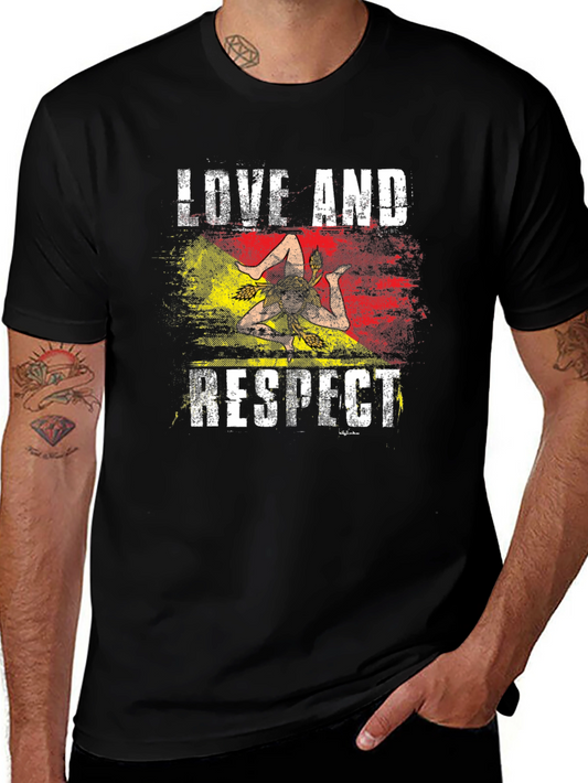 Love and Respect Sicily T-Shirt Italian Pride