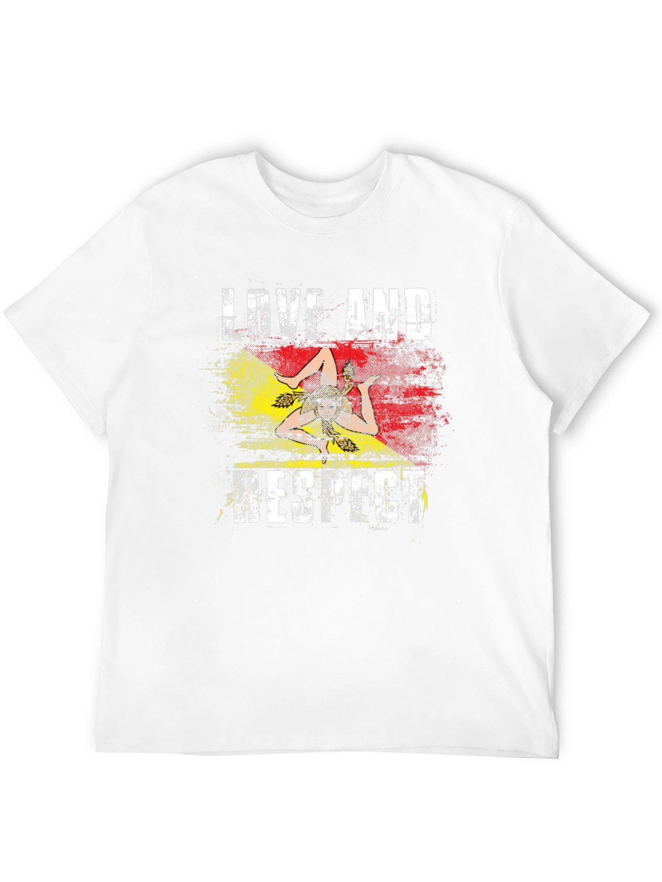 Love and Respect Sicily T-Shirt Italian Pride