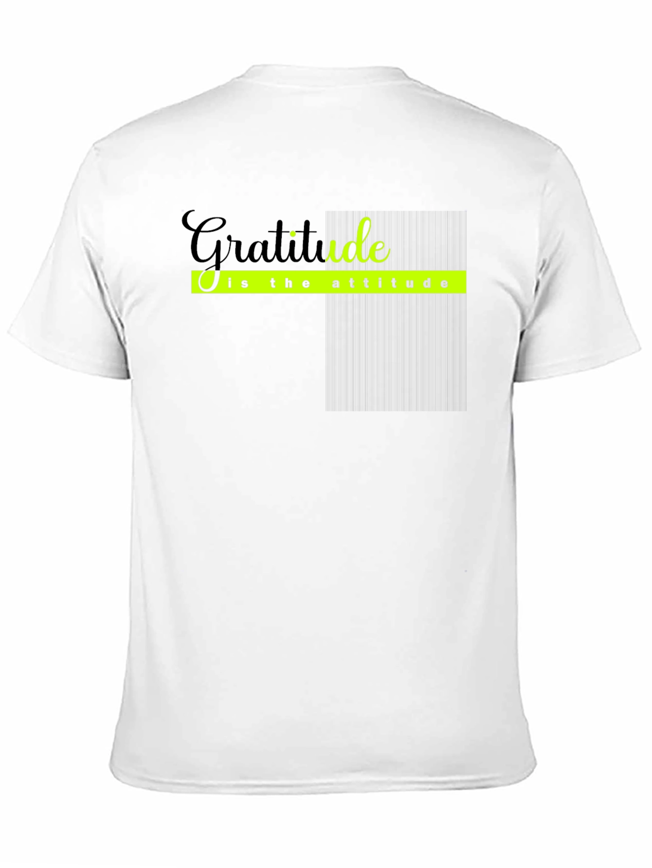 Gratitude Attitude Black T-Shirt