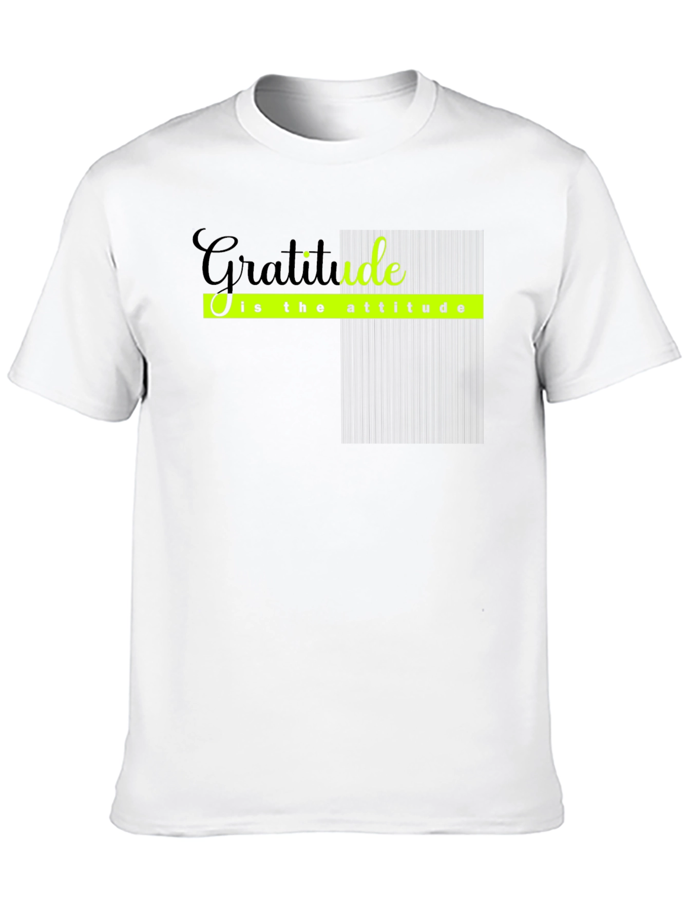 Gratitude Attitude Black T-Shirt