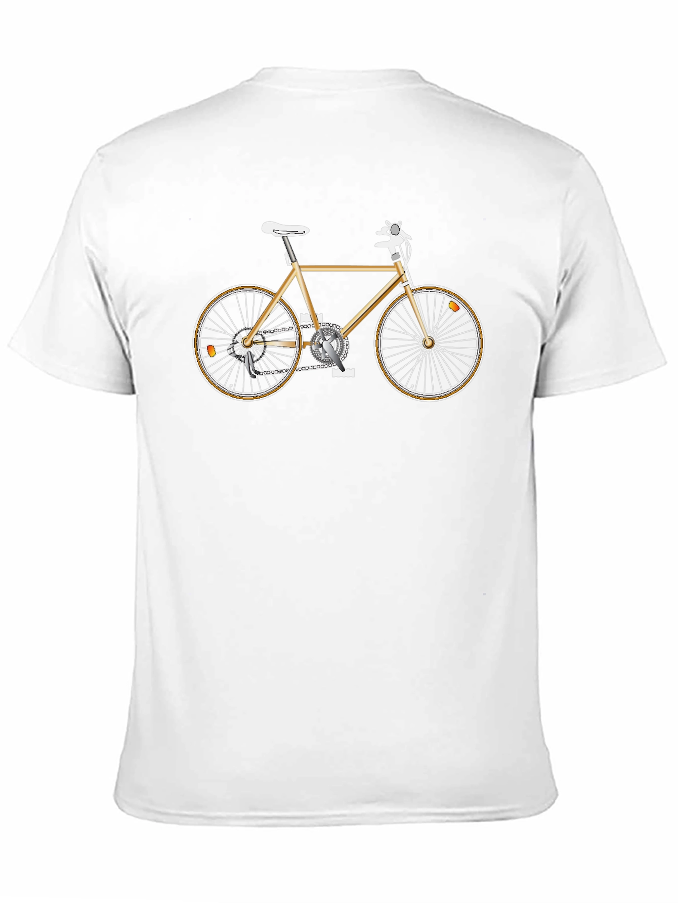 Stylish Bike Graphic Tee - Mens Black T-Shirt