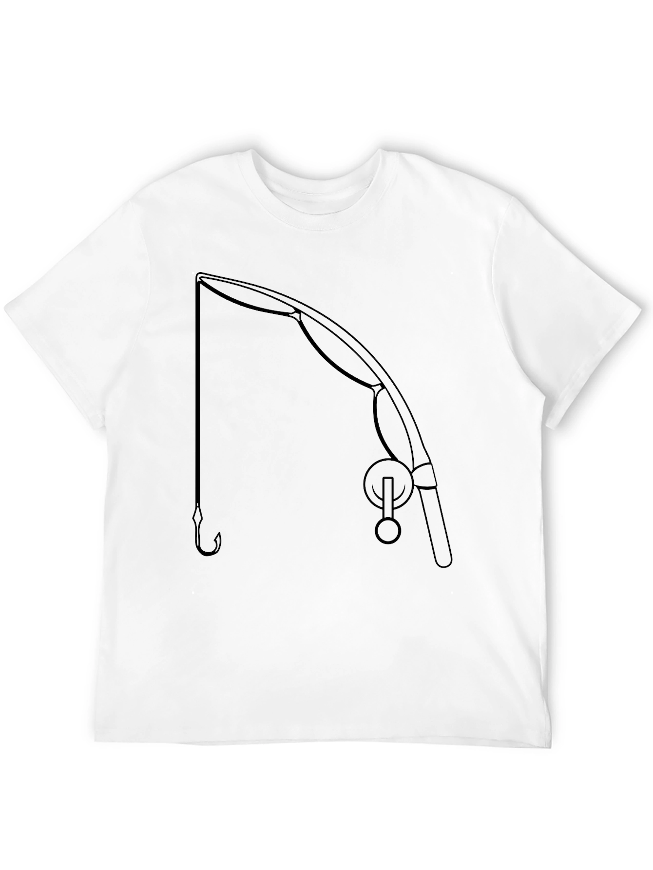 Fishing Rod Graphic Tee - Anglers Style