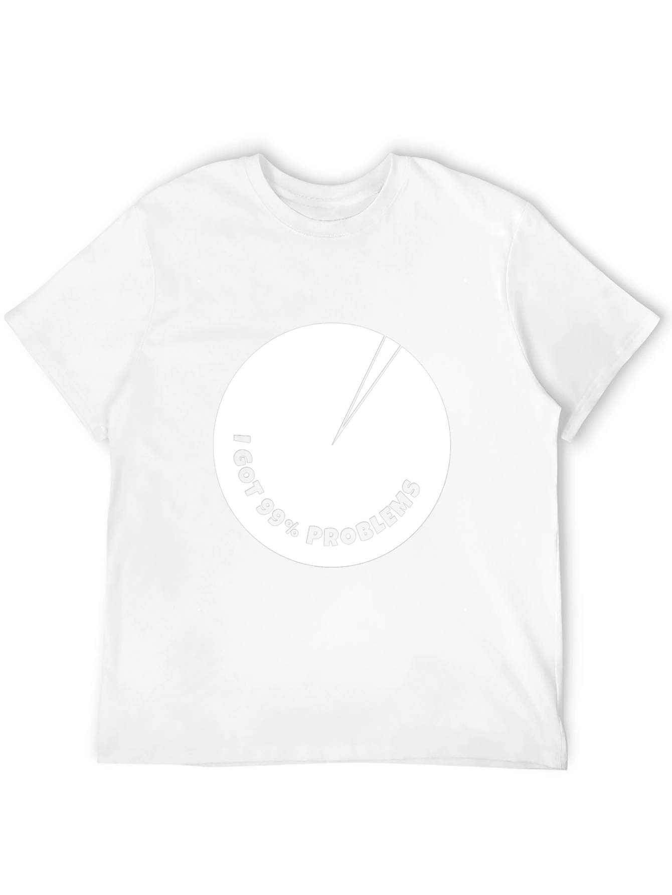 99% Problems T-Shirt - Black Crew Neck Cotton Tee