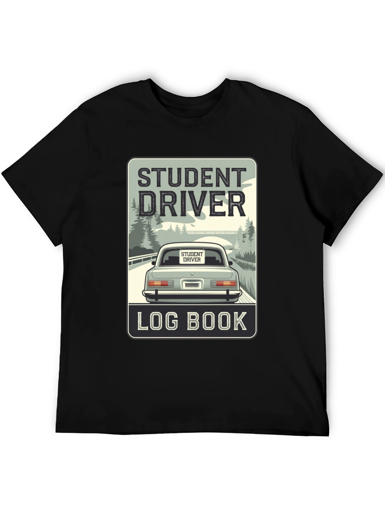 Student Driver Log Book T-Shirt - Driving School Tee