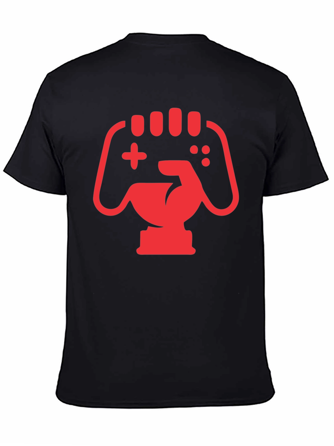 Gamer Power Fist Graphic Tee - Black
