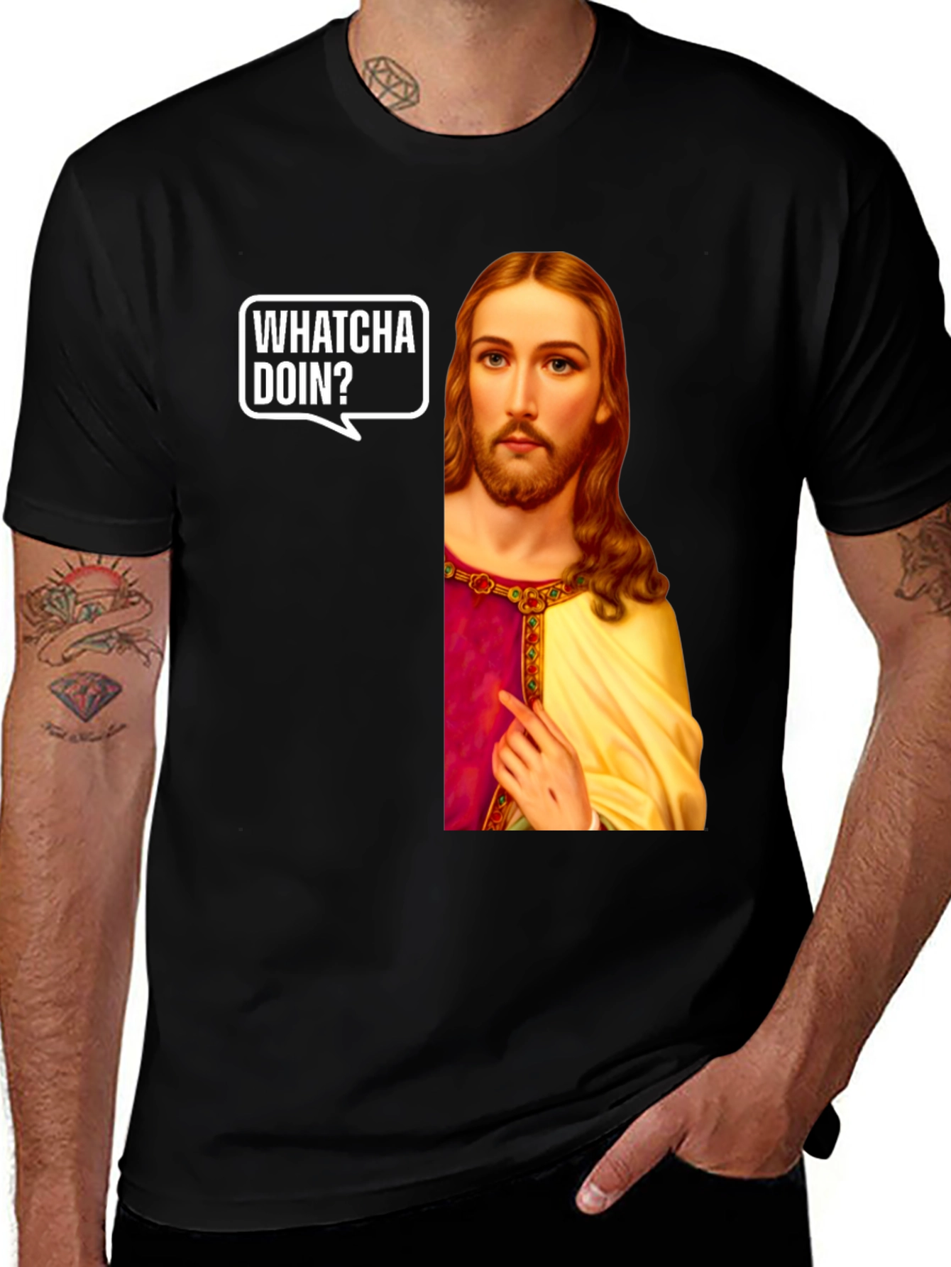 Whatcha Doin? Jesus T-Shirt
