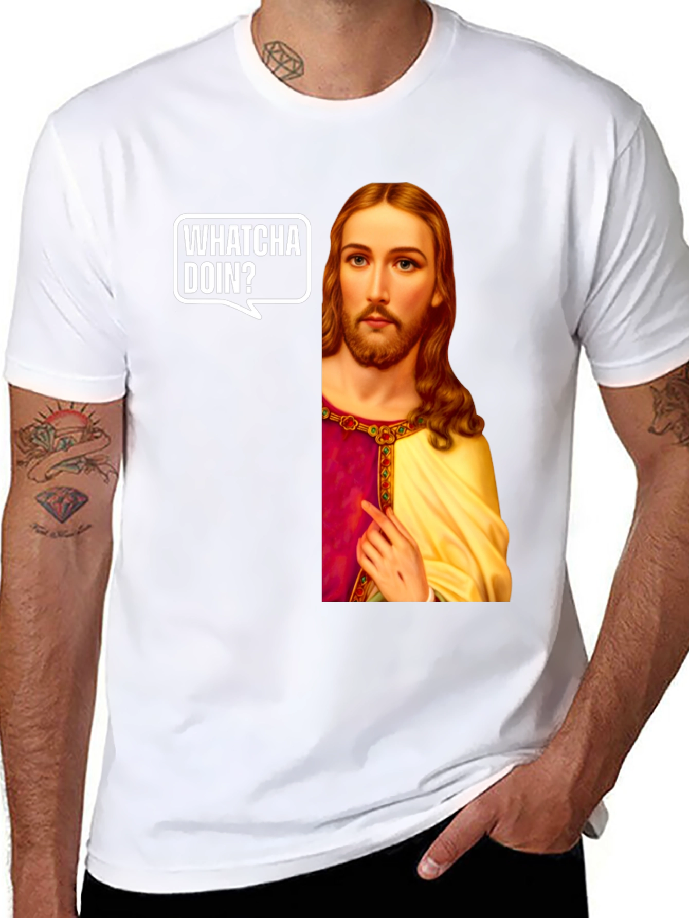 Whatcha Doin? Jesus T-Shirt
