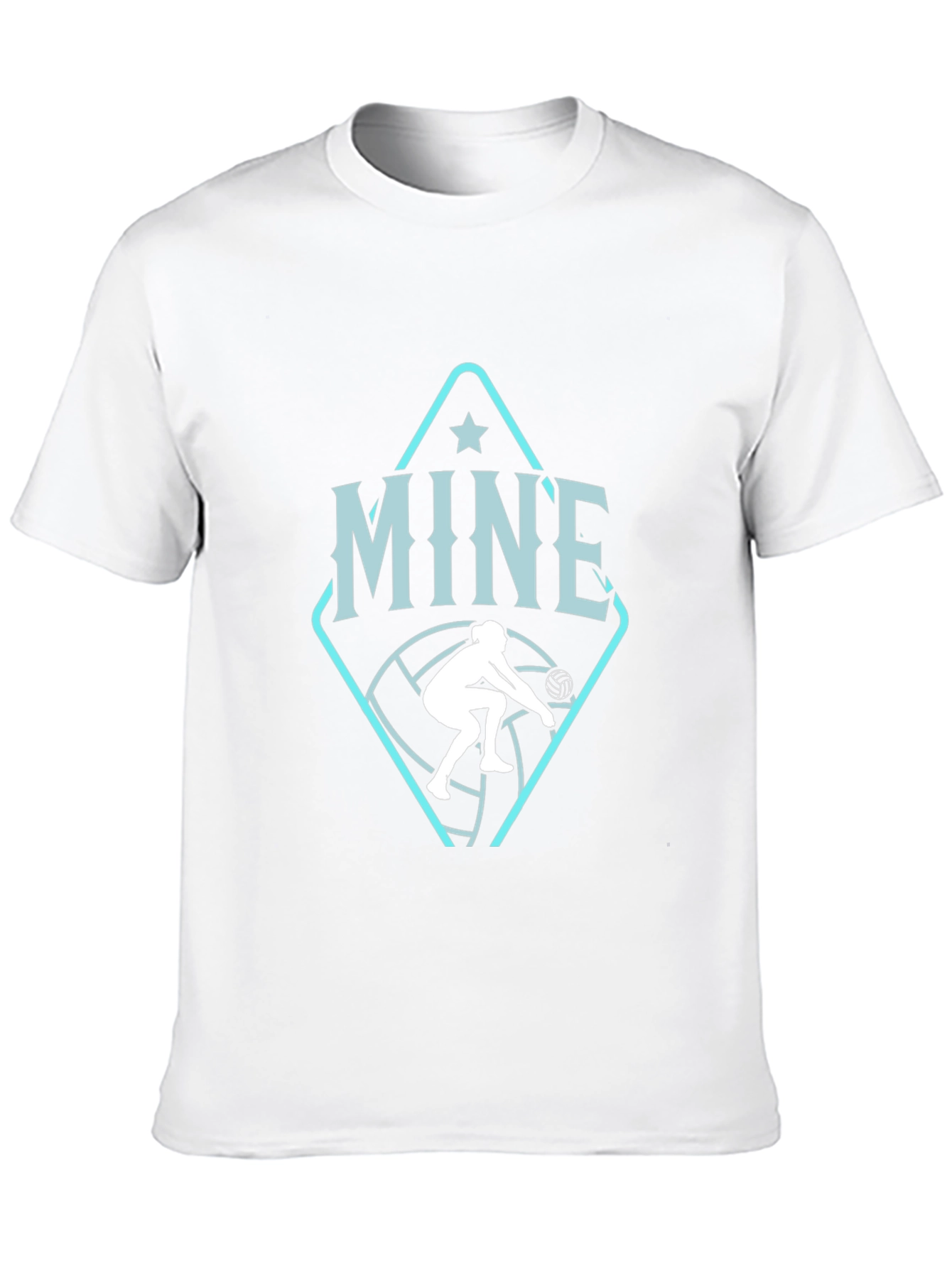 Volleyball Player Graphic Tee -  MINE