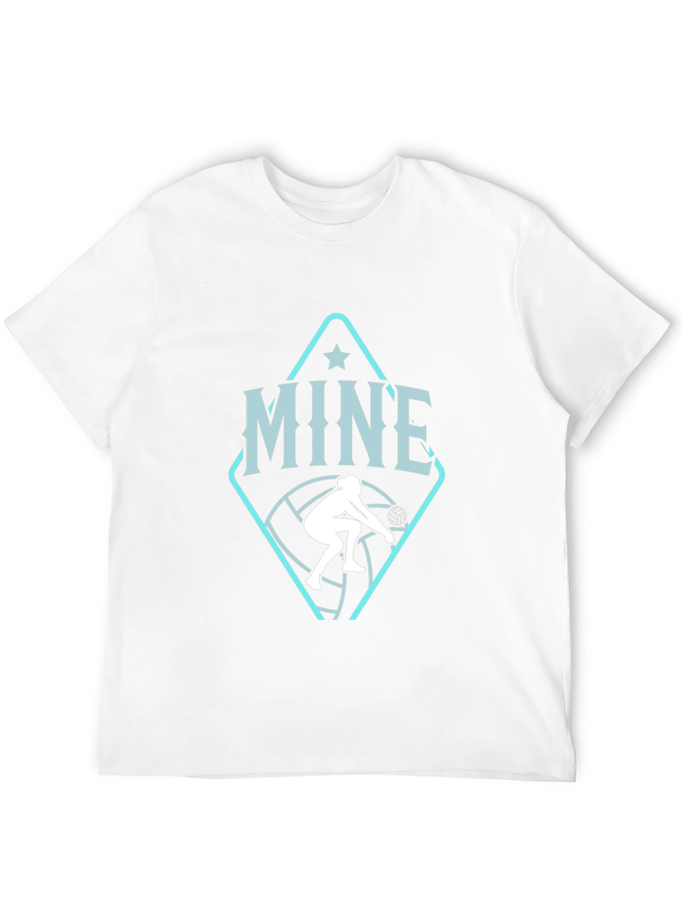 Volleyball Player Graphic Tee -  MINE