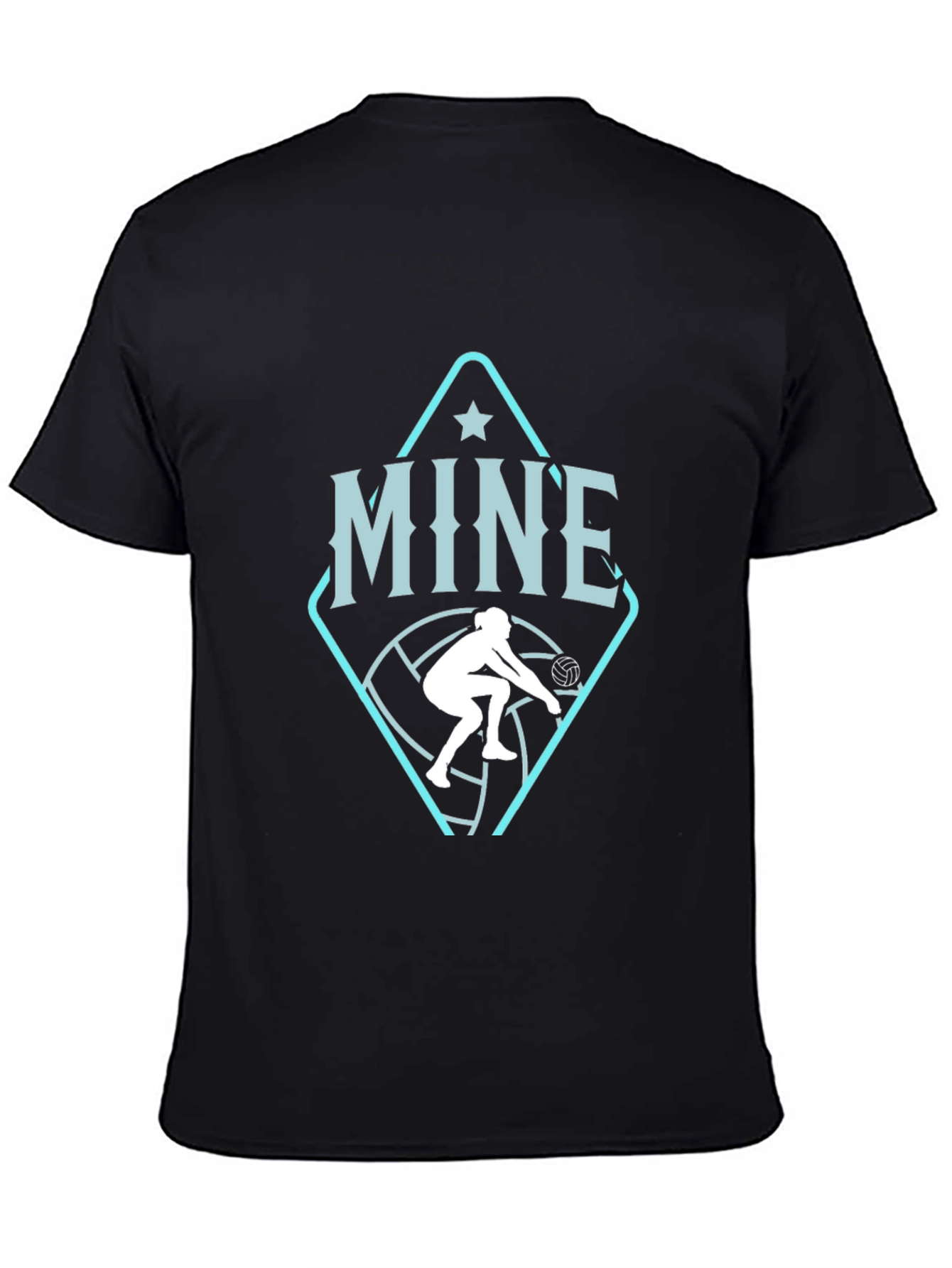 Volleyball Player Graphic Tee -  MINE